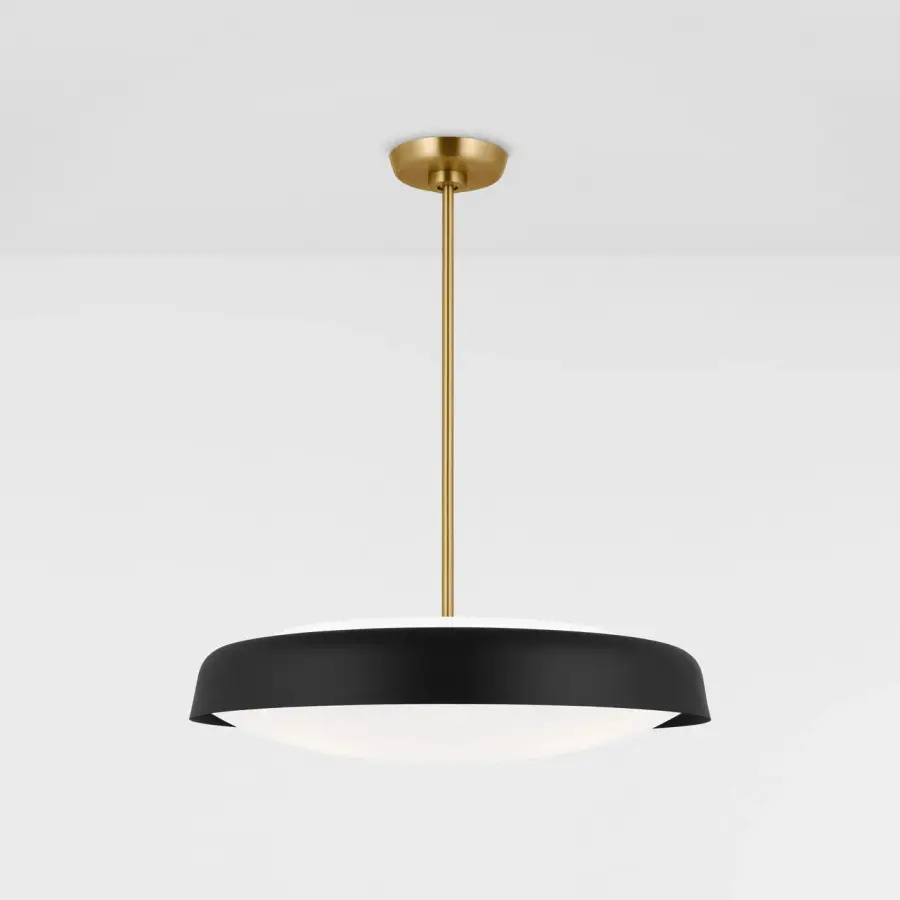 Draper Three Light Pendant in Midnight Black - Image 2