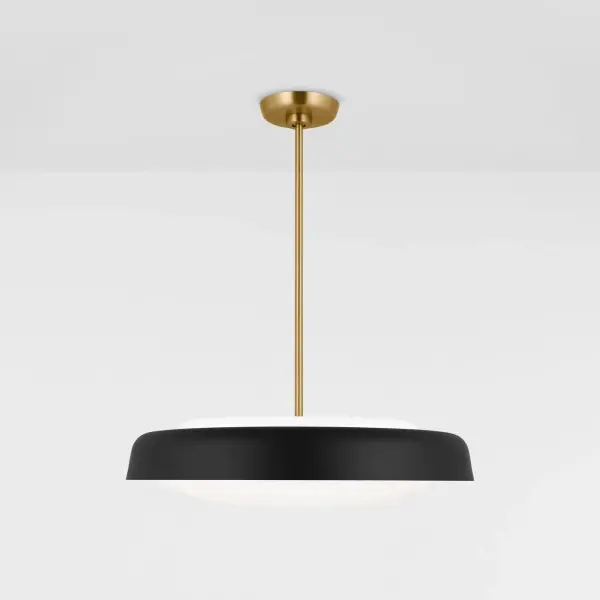 Draper Three Light Pendant in Midnight Black - Image 4