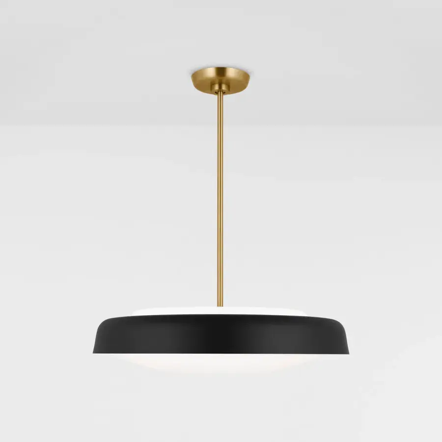 Draper Three Light Pendant in Midnight Black - Image 4