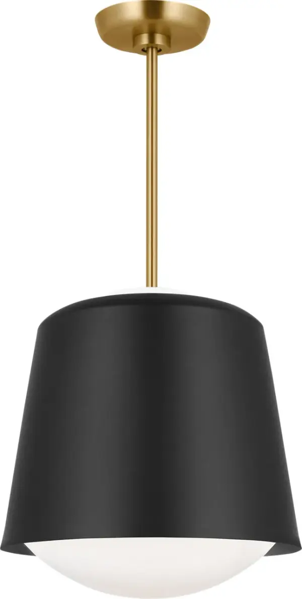 Draper One Light Pendant in Midnight Black - Image 2