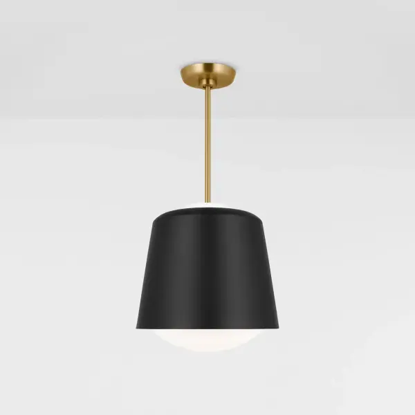 Draper One Light Pendant in Midnight Black - Image 3