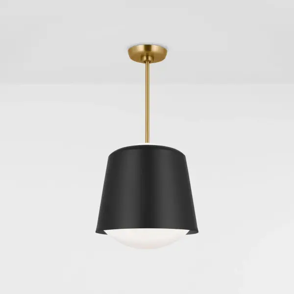 Draper One Light Pendant in Midnight Black - Image 4