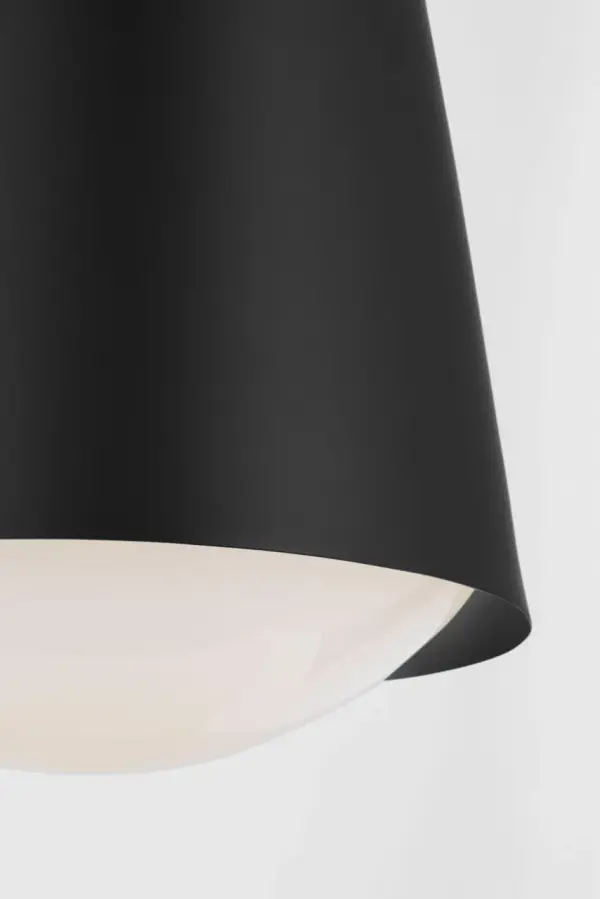 Draper One Light Pendant in Midnight Black - Image 5