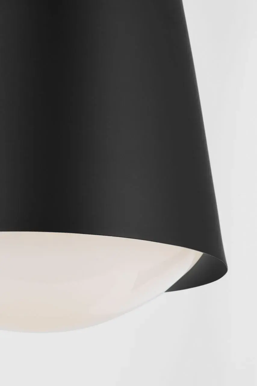 Draper One Light Pendant in Midnight Black - Image 5