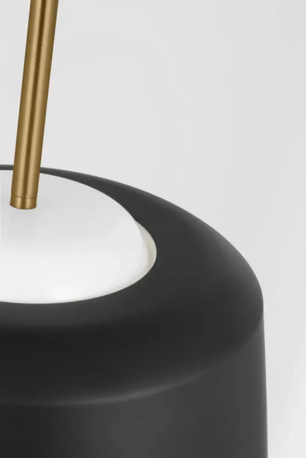 Draper One Light Pendant in Midnight Black - Image 6