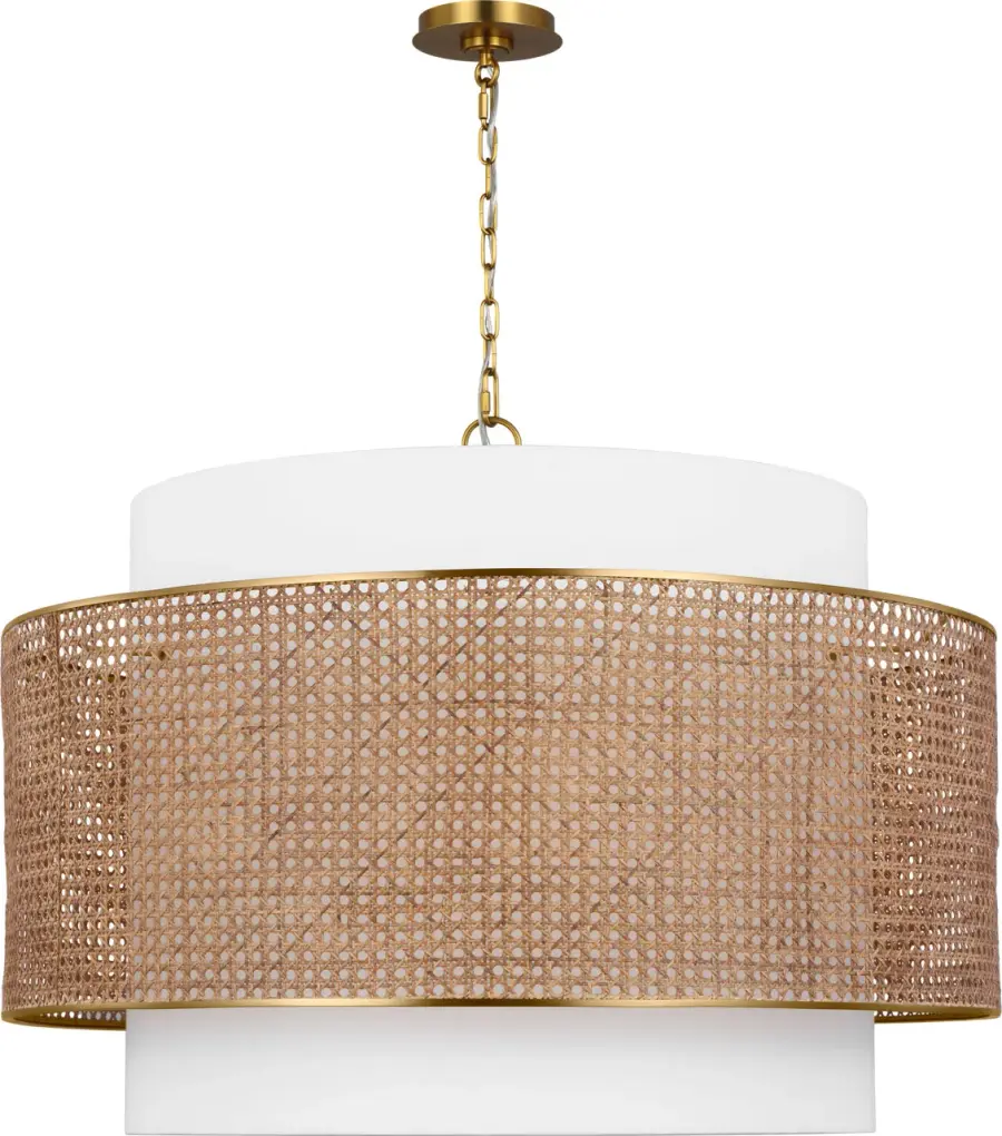 Sawyer Extra Large Hanging Shade in Blonde Rattan - Image 2