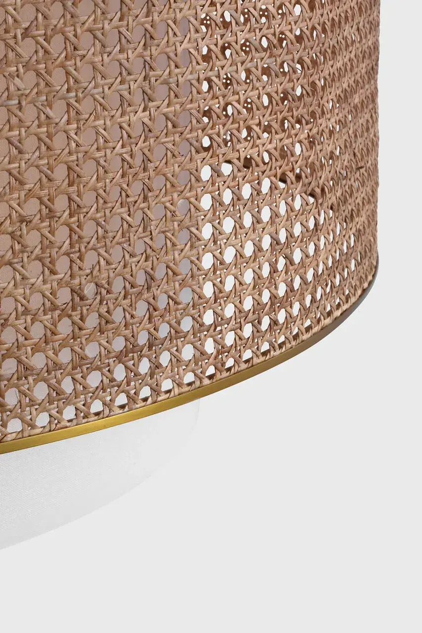 Sawyer Extra Large Hanging Shade in Blonde Rattan - Image 4