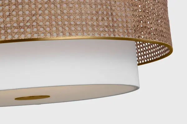 Sawyer Extra Large Hanging Shade in Blonde Rattan - Image 5
