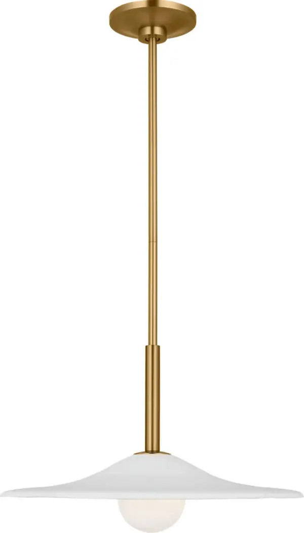 Endicott 16" Pendant in Burnished Brass - Image 2