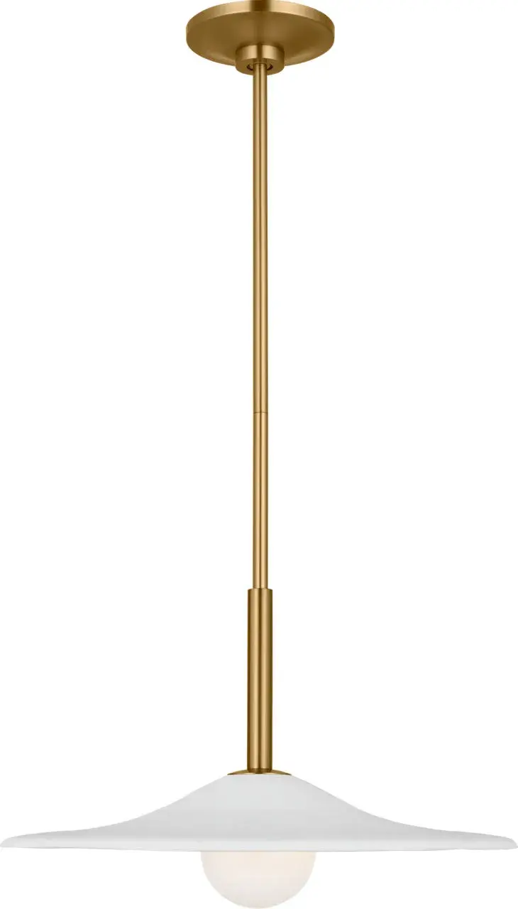 Endicott 16" Pendant in Burnished Brass - Image 2