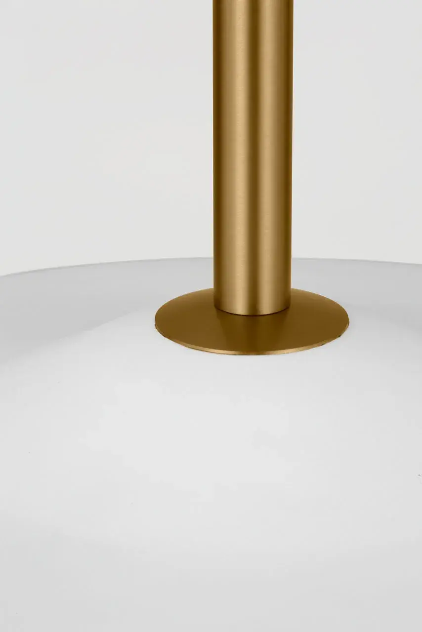 Endicott 16" Pendant in Burnished Brass - Image 3