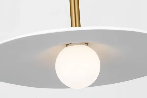 Endicott 16" Pendant in Burnished Brass - Image 4