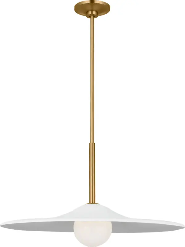 Endicott 24" Pendant in Burnished Brass - Image 1