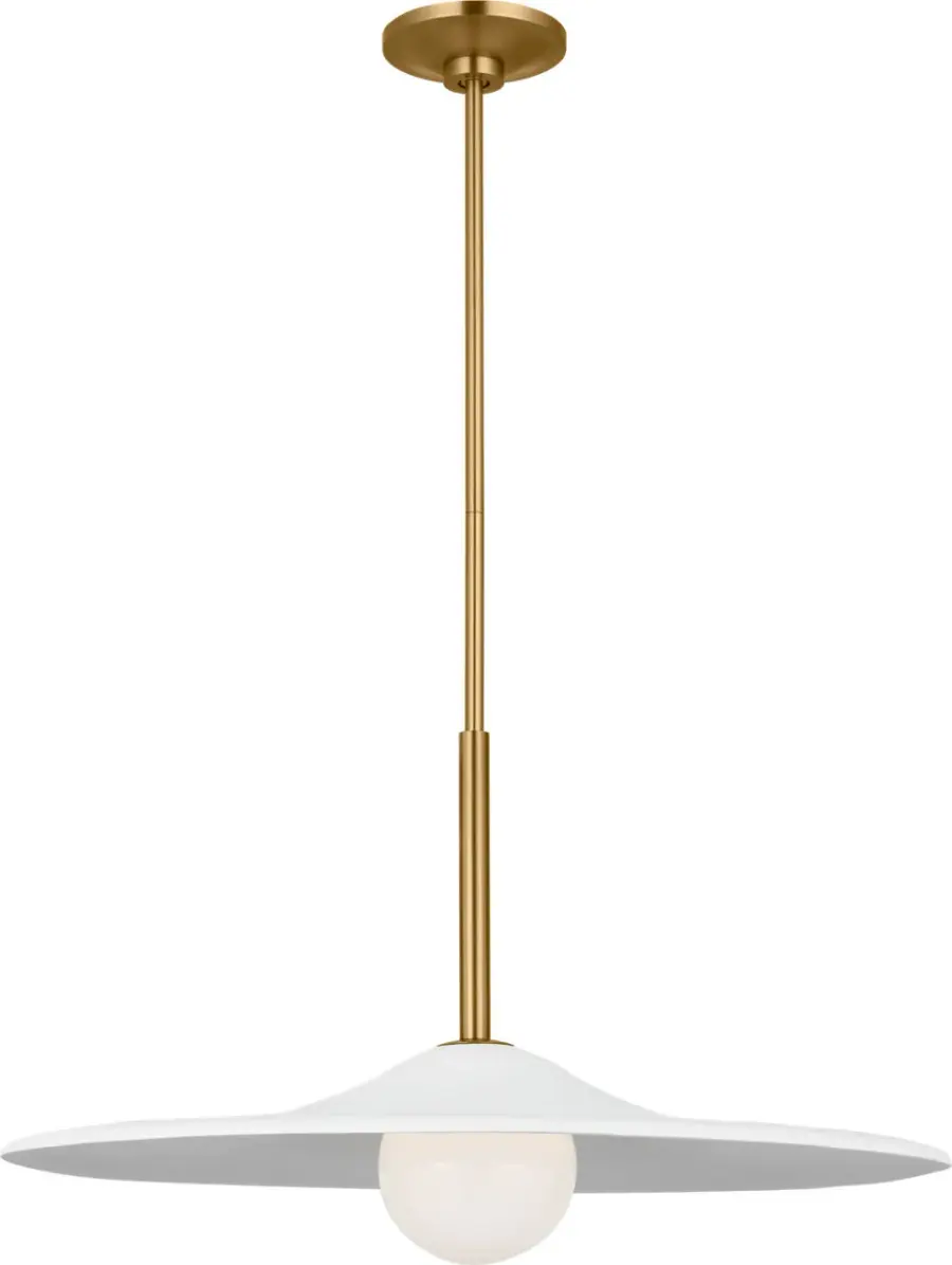 Endicott 24" Pendant in Burnished Brass - Image 1