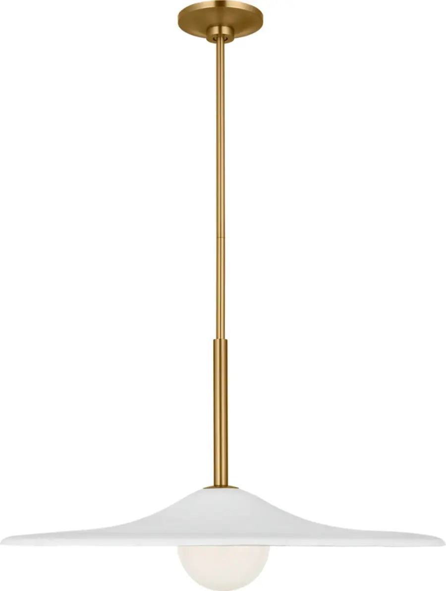 Endicott 24" Pendant in Burnished Brass - Image 2