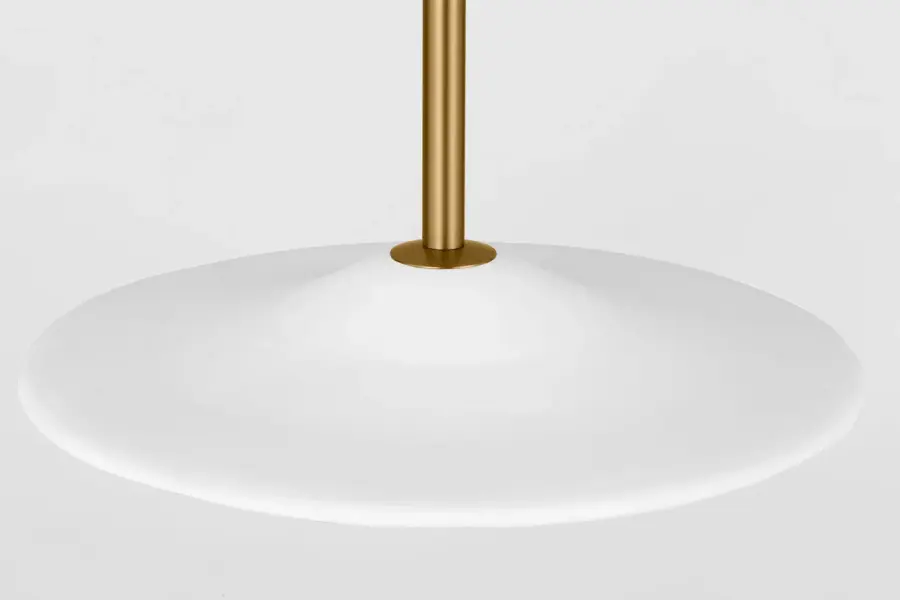 Endicott 24" Pendant in Burnished Brass - Image 4