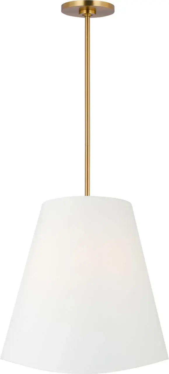 Beauvoir 18" Hanging Shade in Burnished Brass - Image 2