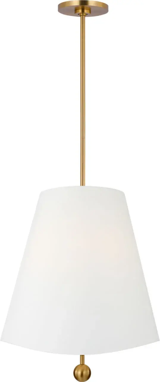 Beauvoir 18" Hanging Shade in Burnished Brass - Image 12