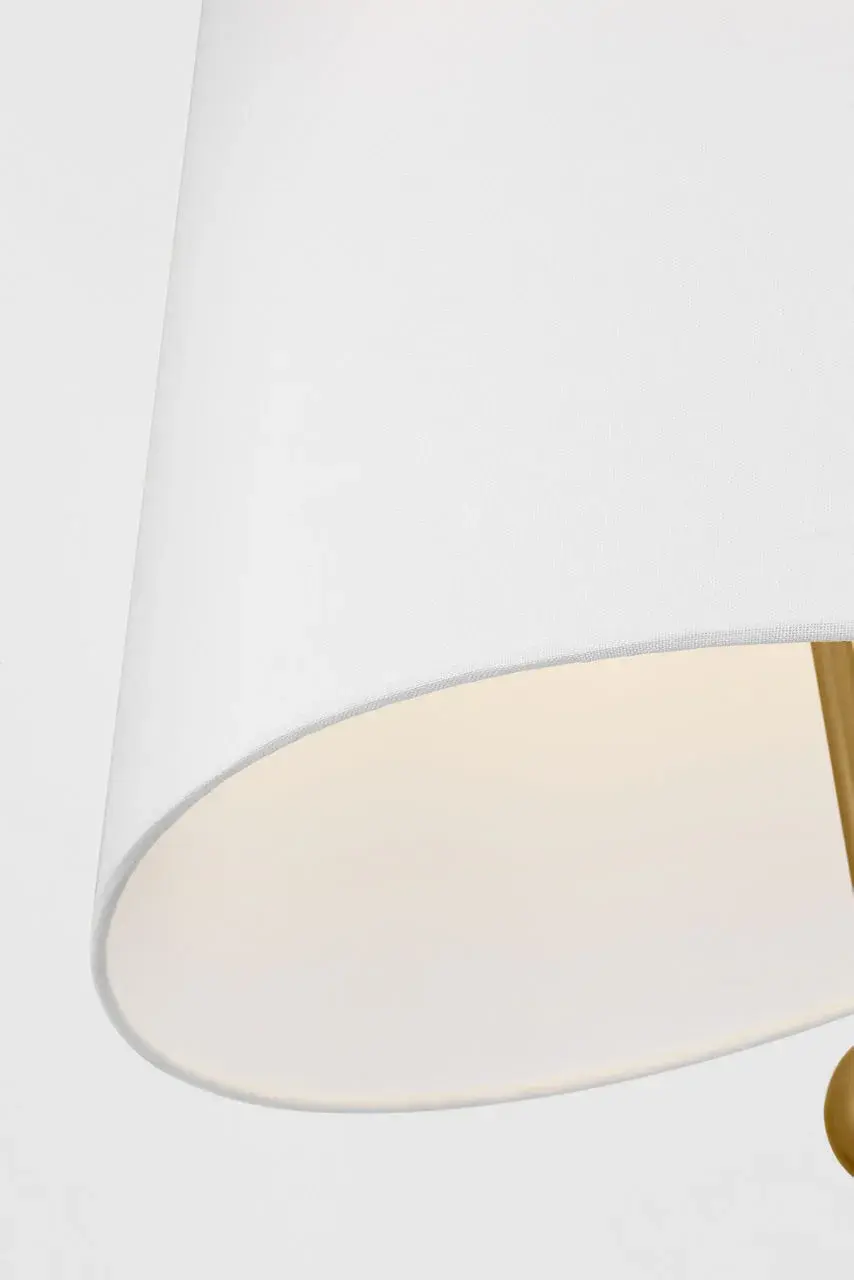 Beauvoir 18" Hanging Shade in Burnished Brass - Image 4