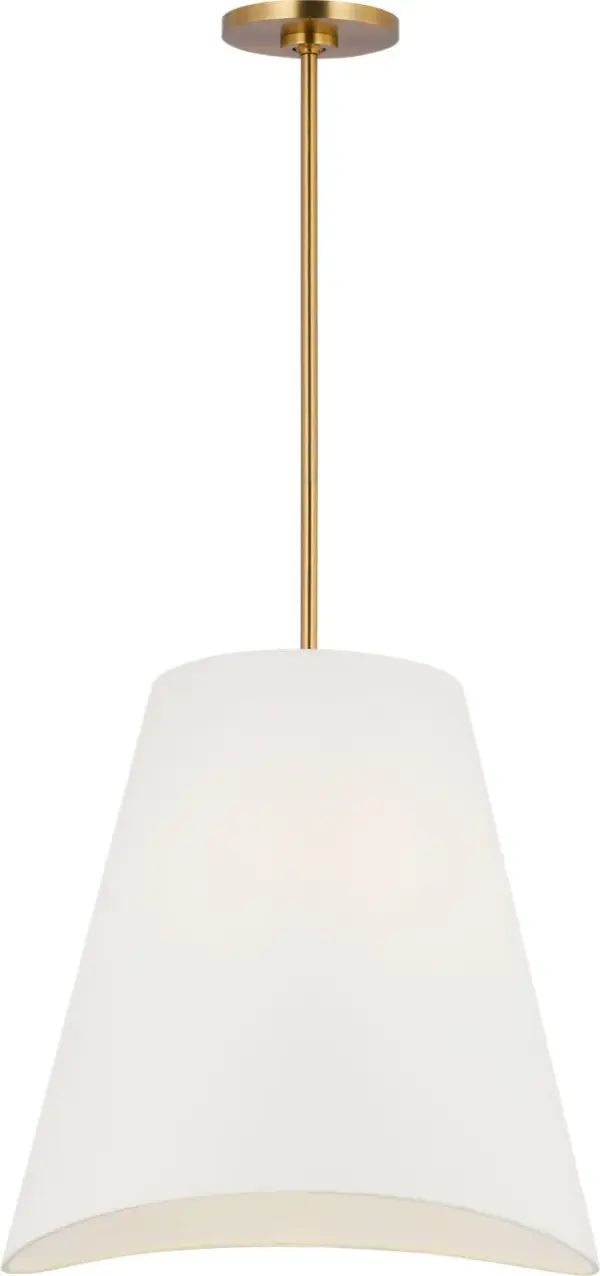 Beauvoir 18" Hanging Shade in Burnished Brass - Image 5
