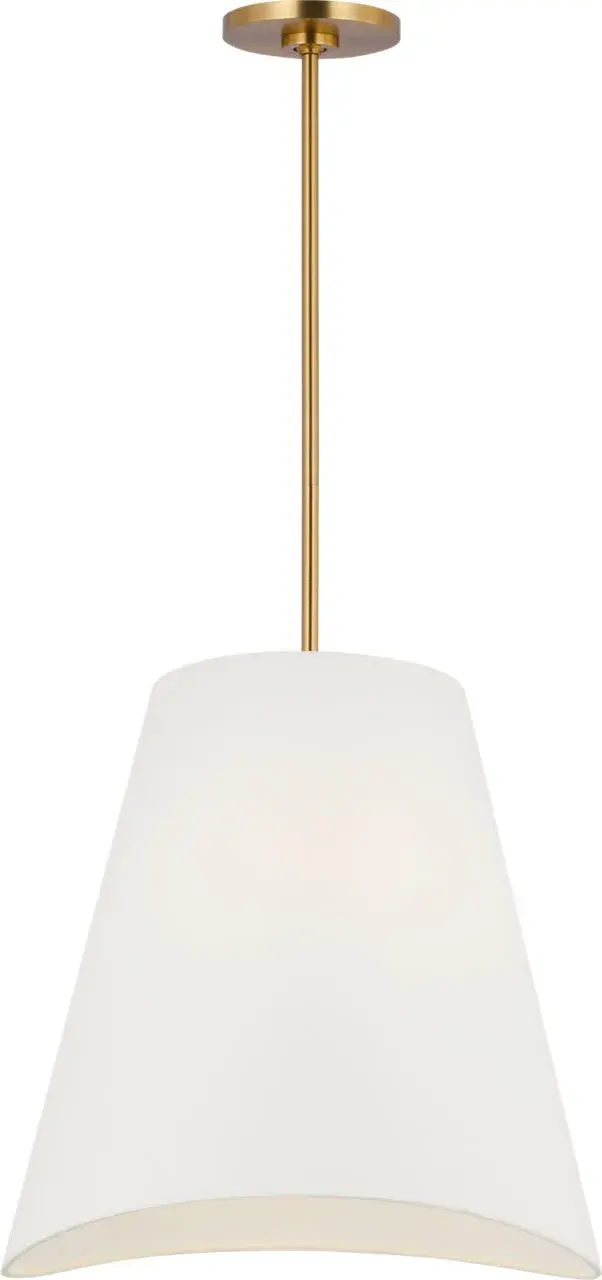 Beauvoir 18" Hanging Shade in Burnished Brass - Image 5