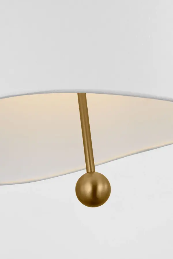 Beauvoir 18" Hanging Shade in Burnished Brass - Image 6
