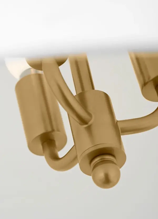 Beauvoir 18" Hanging Shade in Burnished Brass - Image 7