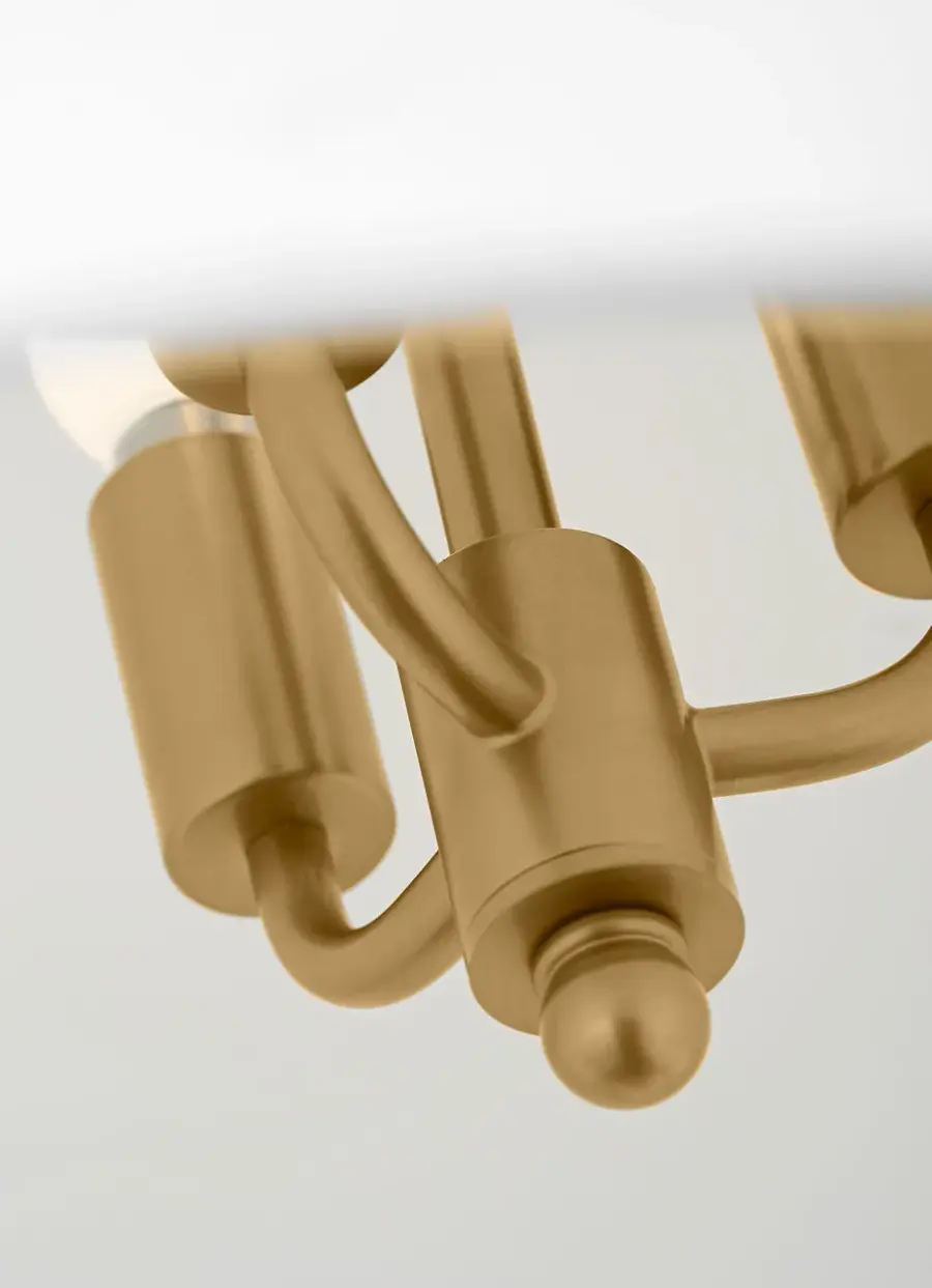 Beauvoir 18" Hanging Shade in Burnished Brass - Image 7