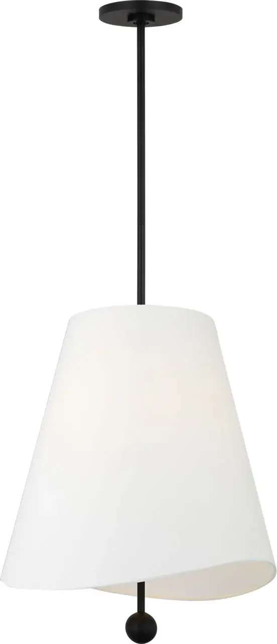 Beauvoir 18" Hanging Shade in Midnight Black - Image 3