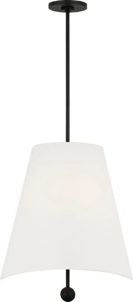 Beauvoir 18" Hanging Shade in Midnight Black - Image 4