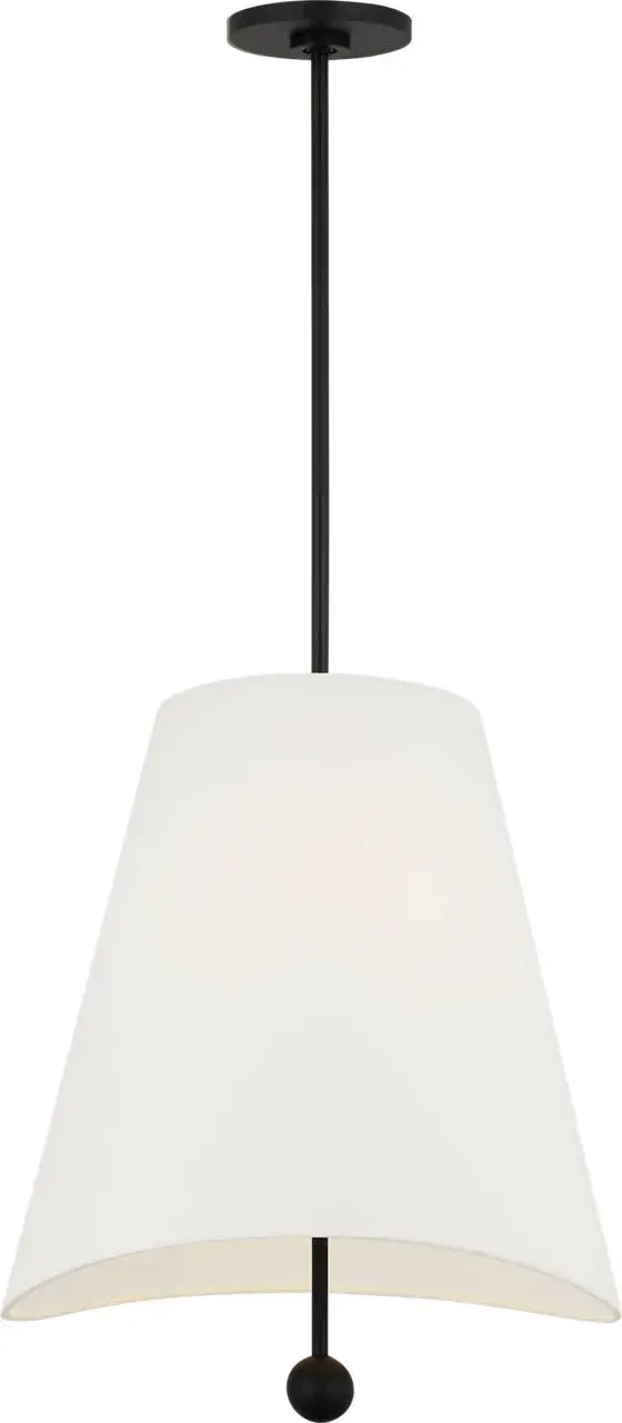 Beauvoir 18" Hanging Shade in Midnight Black - Image 9