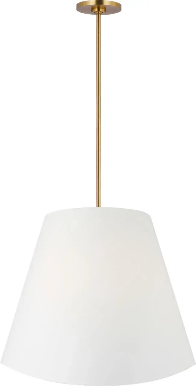 Beauvoir 24" Hanging Shade in Burnished Brass - Image 2
