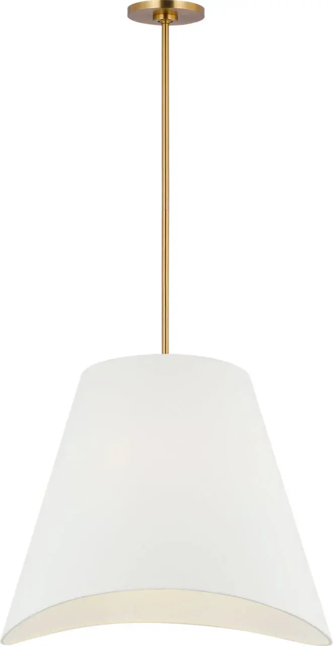 Beauvoir 24" Hanging Shade in Burnished Brass - Image 12
