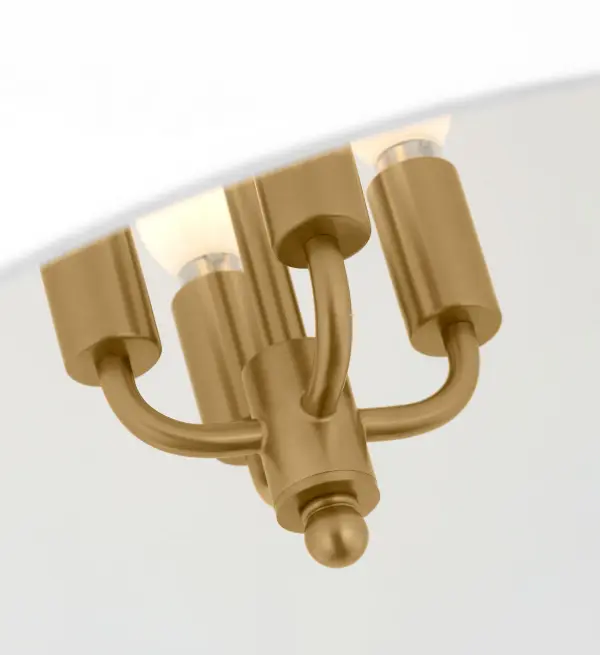 Beauvoir 24" Hanging Shade in Burnished Brass - Image 4