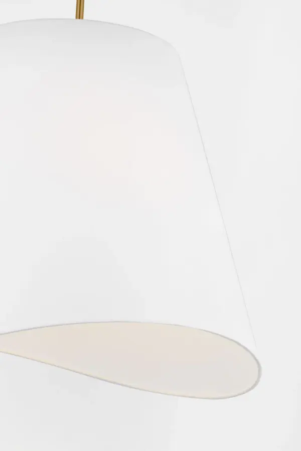 Beauvoir 24" Hanging Shade in Burnished Brass - Image 6