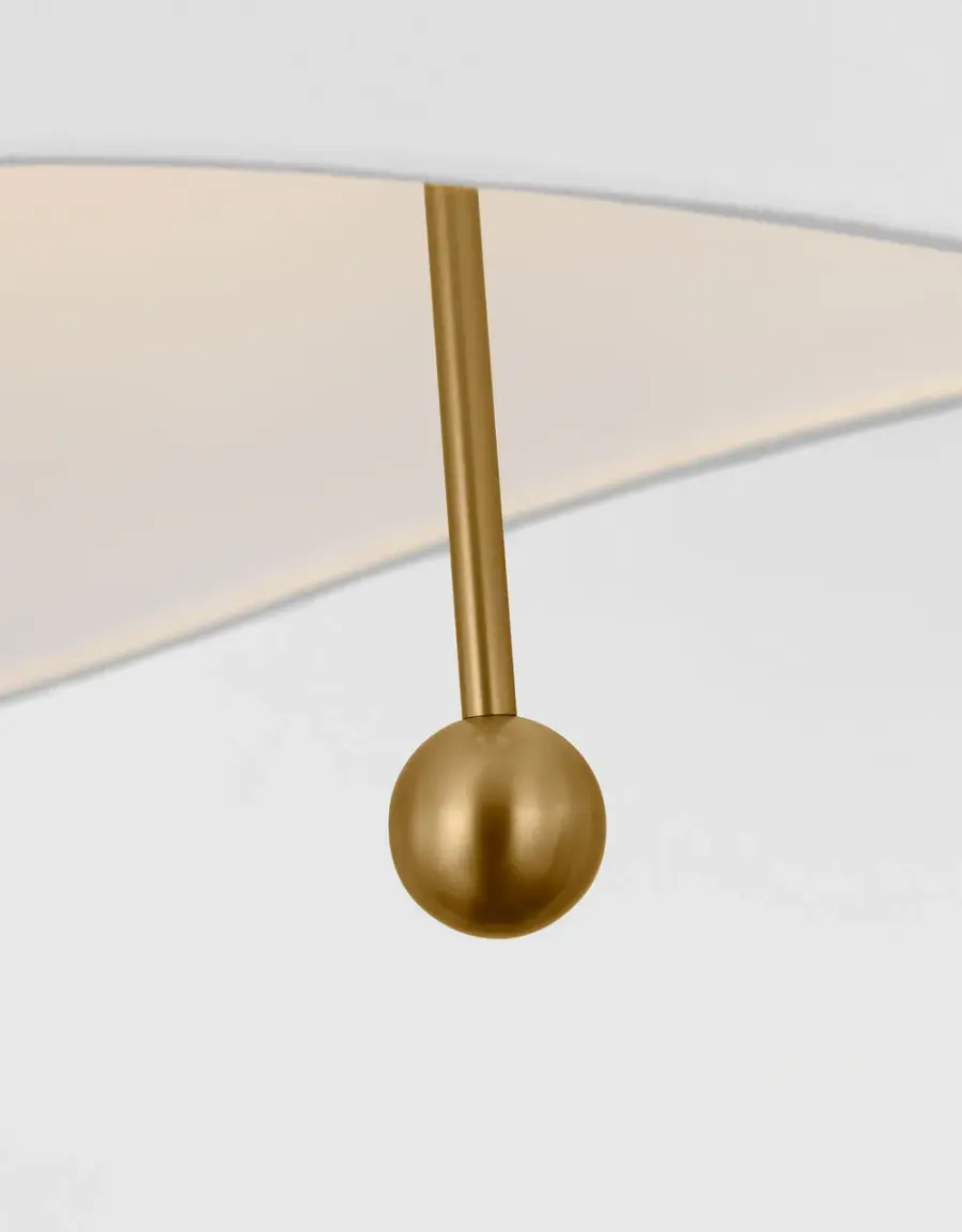 Beauvoir 24" Hanging Shade in Burnished Brass - Image 8