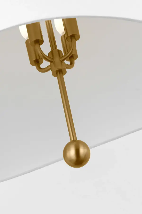 Beauvoir 24" Hanging Shade in Burnished Brass - Image 9