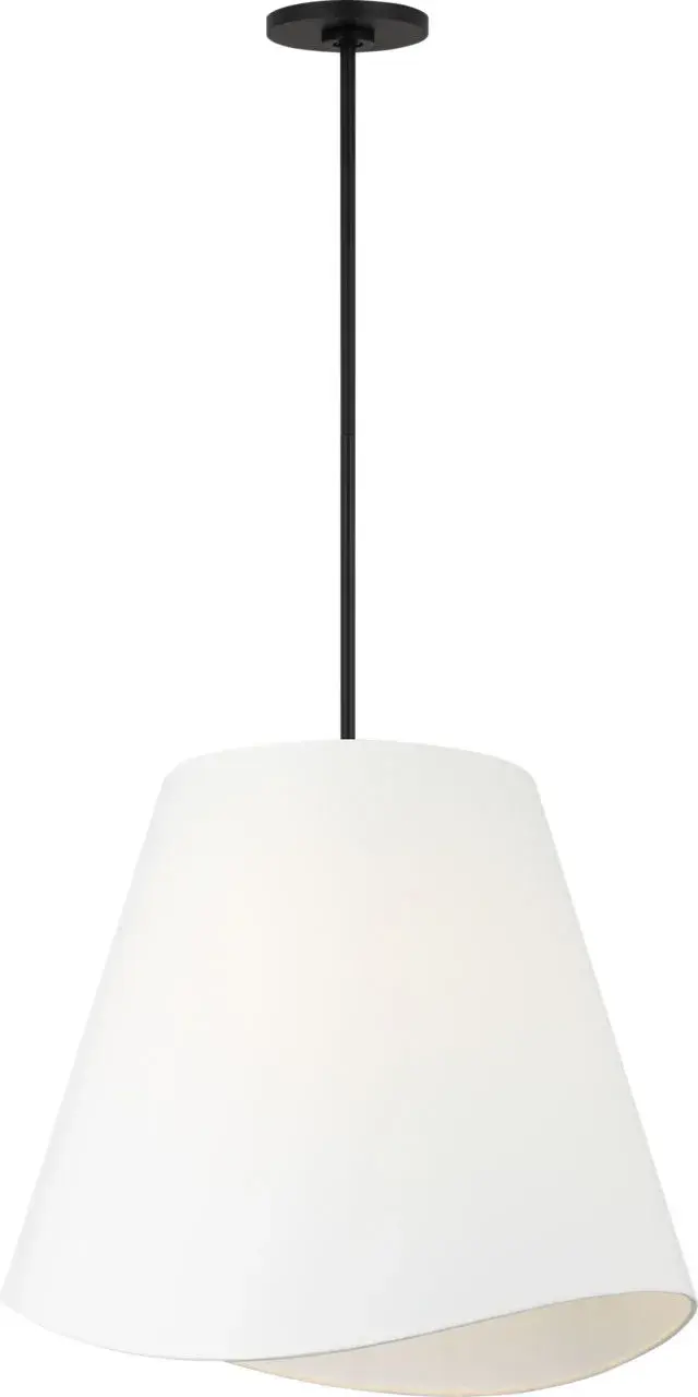 Beauvoir 24" Hanging Shade in Midnight Black - Image 1