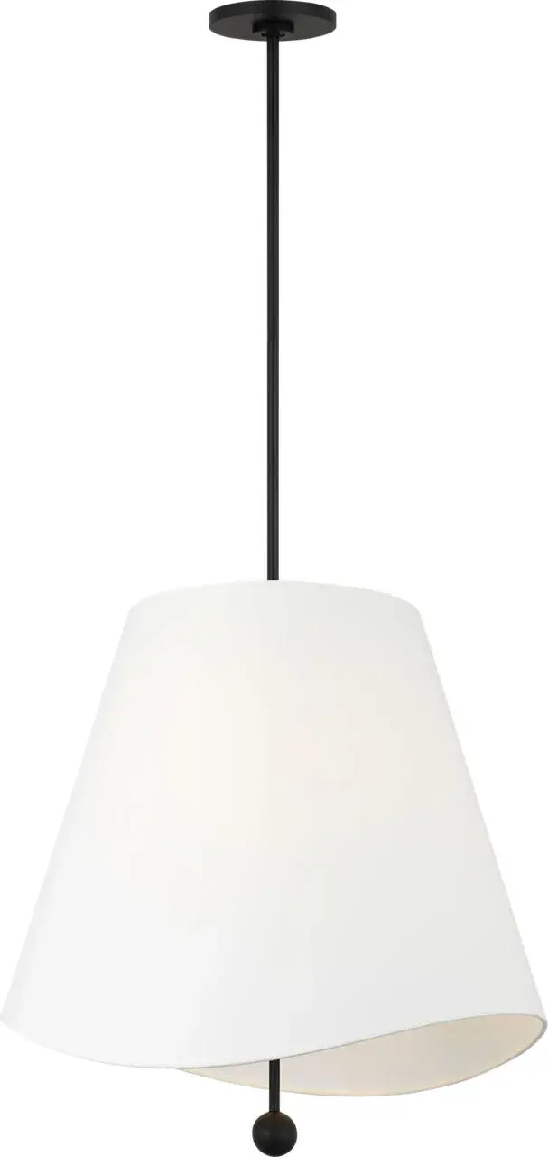 Beauvoir 24" Hanging Shade in Midnight Black - Image 3