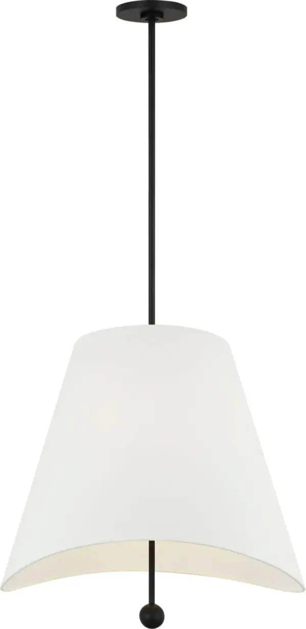 Beauvoir 24" Hanging Shade in Midnight Black - Image 4