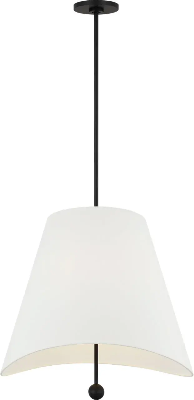 Beauvoir 24" Hanging Shade in Midnight Black - Image 4