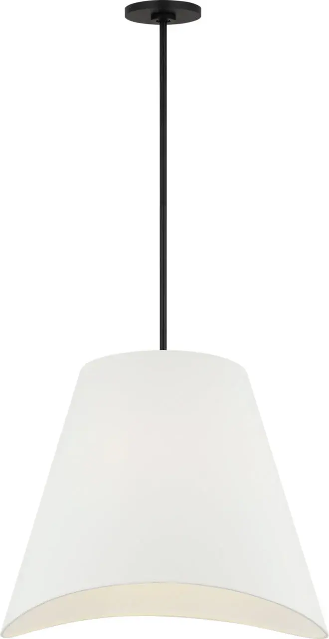 Beauvoir 24" Hanging Shade in Midnight Black - Image 5