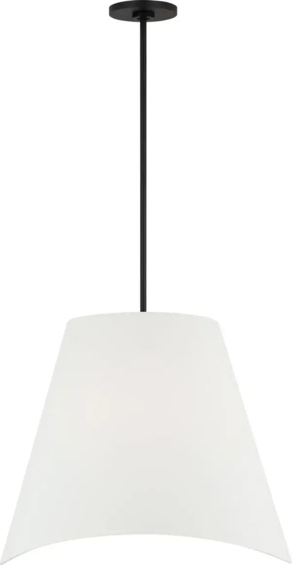 Beauvoir 24" Hanging Shade in Midnight Black - Image 9