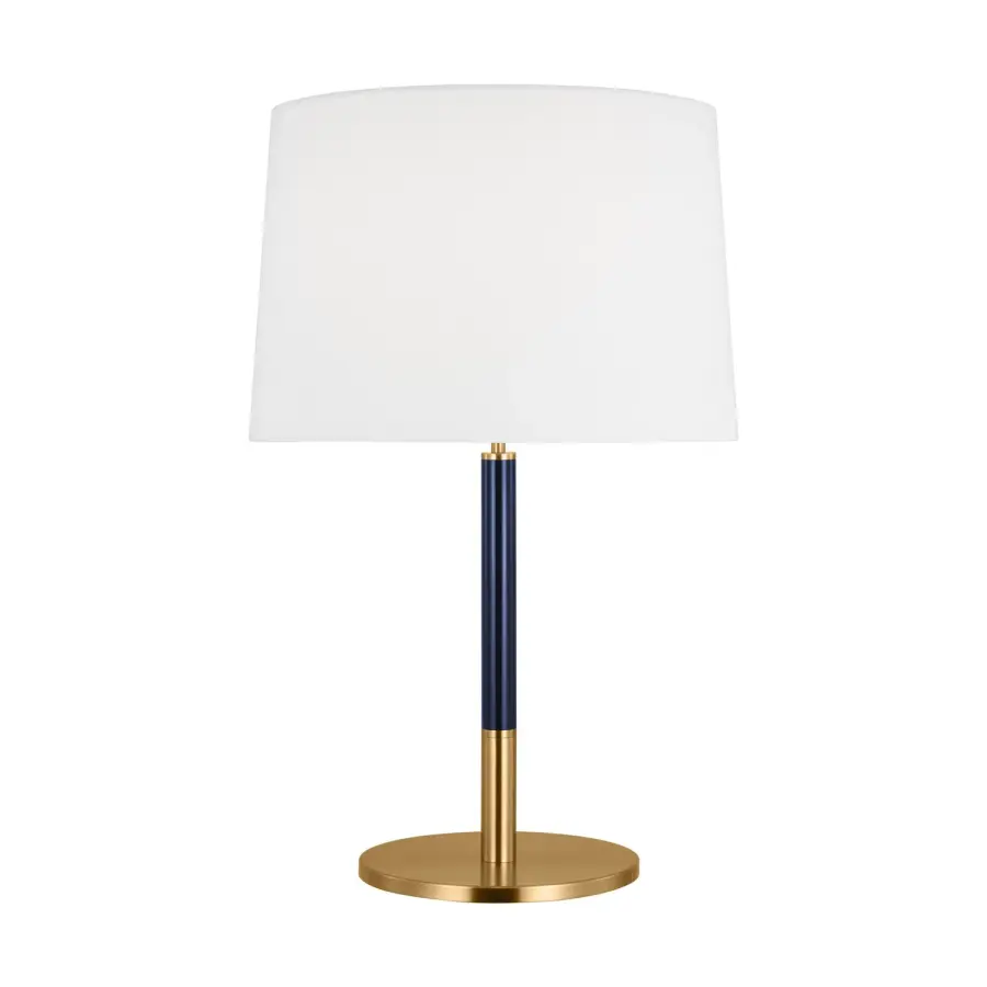 Monroe One Light Table Lamp in Burnished Brass