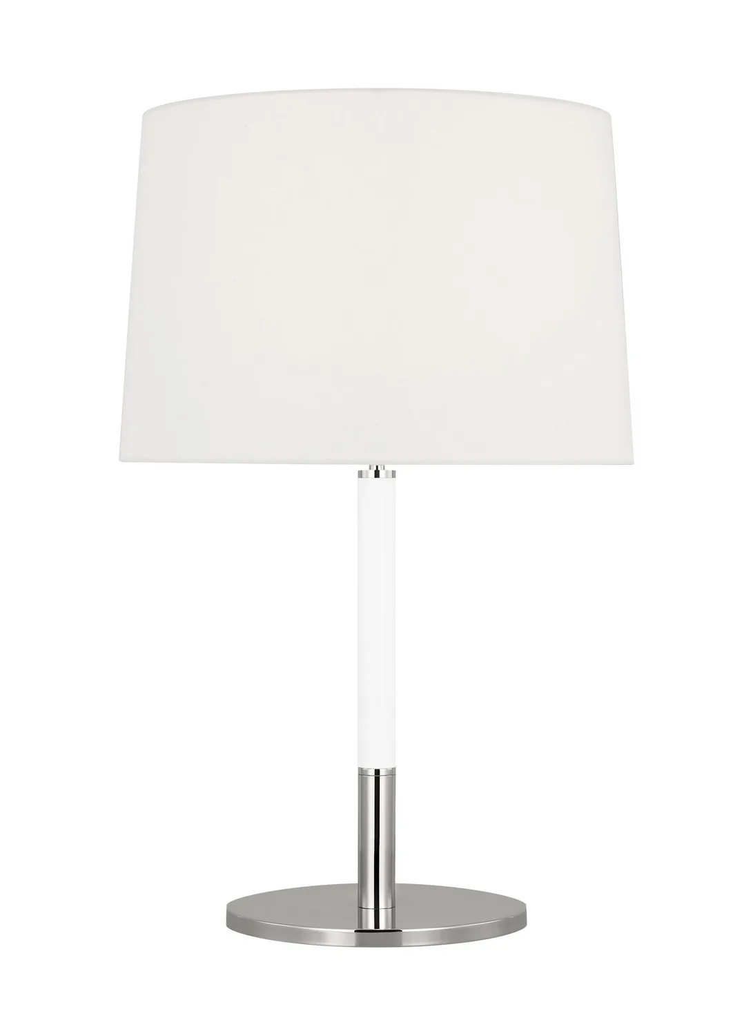 Monroe One Light Table Lamp in Polished Nickel