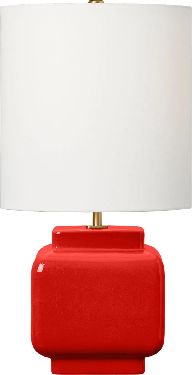 Anderson One Light Table Lamp in Lucent Red