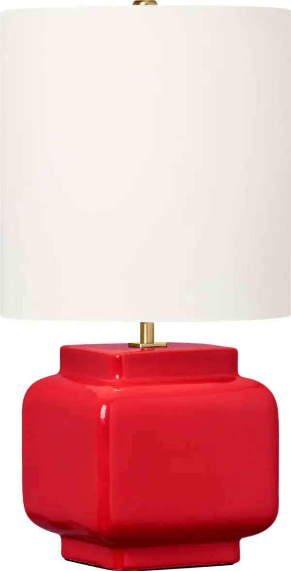 Anderson One Light Table Lamp in Lucent Red - Image 2