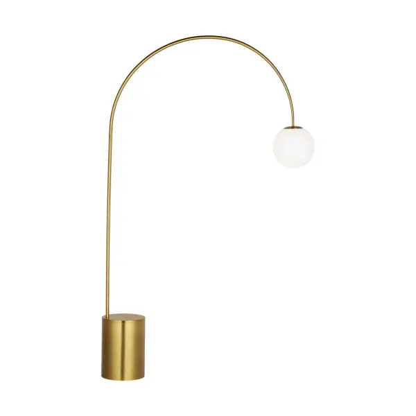 Noemie Extra Large Floor Lamp in Burnished Brass - Image 3