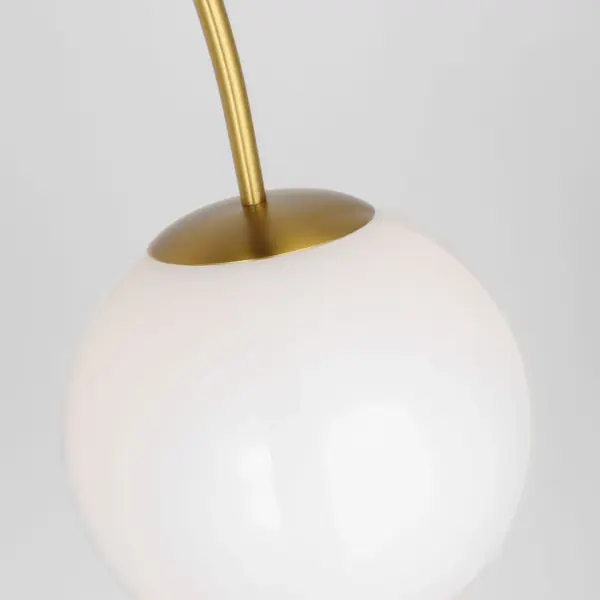 Noemie Extra Large Floor Lamp in Burnished Brass - Image 5