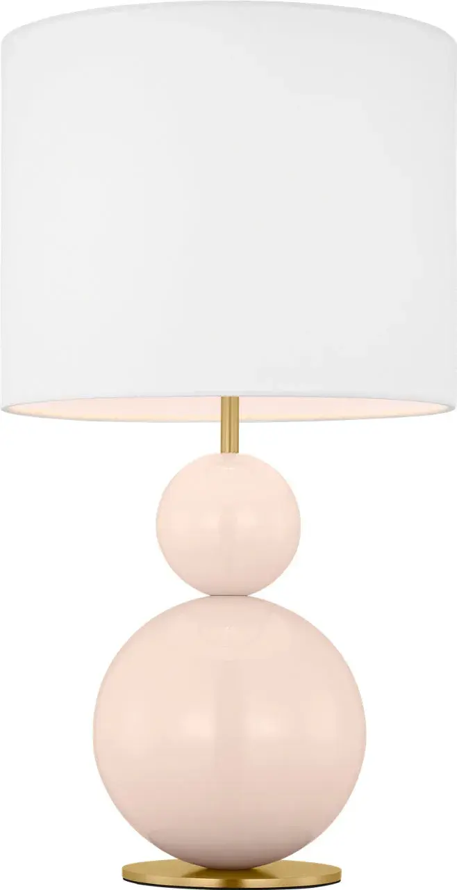 Suki Medium Table Lamp in Blush - Image 2